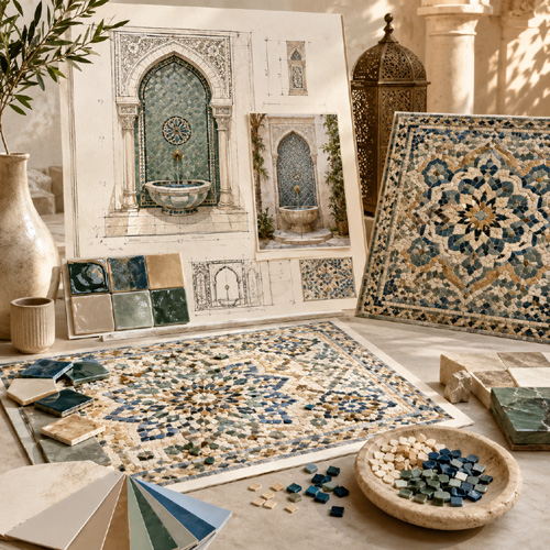 Custom Zellige & Handcut Mosaics Projects