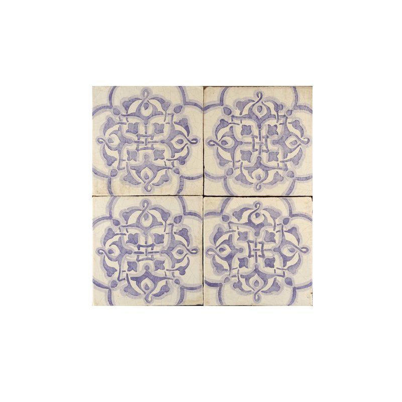 Antique Capitolina Lilac 8x8 Floor Tile | Unique Tile & Stone | S