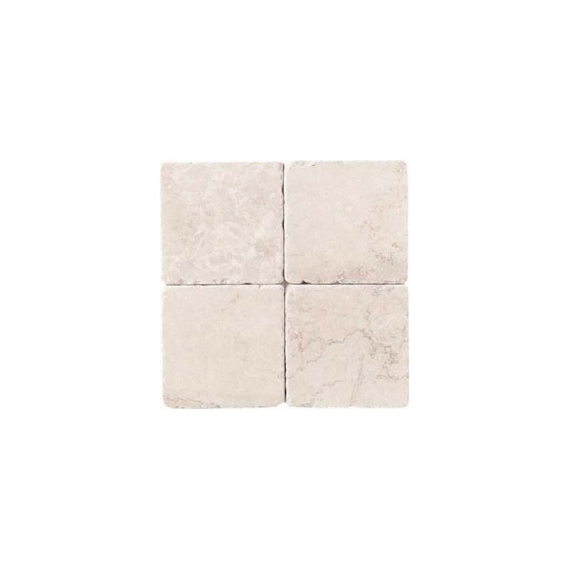 Botticino Marble Tumbled 4x4 Unique Tile & Stone Shipping 12