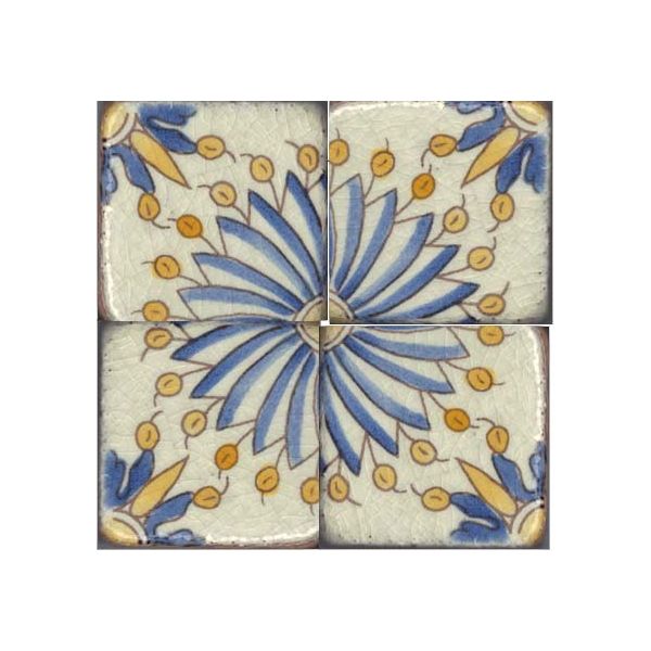 Shams Cotto Ceramic Tile 3x3 Crackle | Unique Tile & Stone | Ship